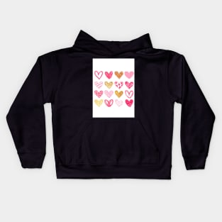 Lovely Heart Design For Valentine Day Gift For Loved One Kids Hoodie